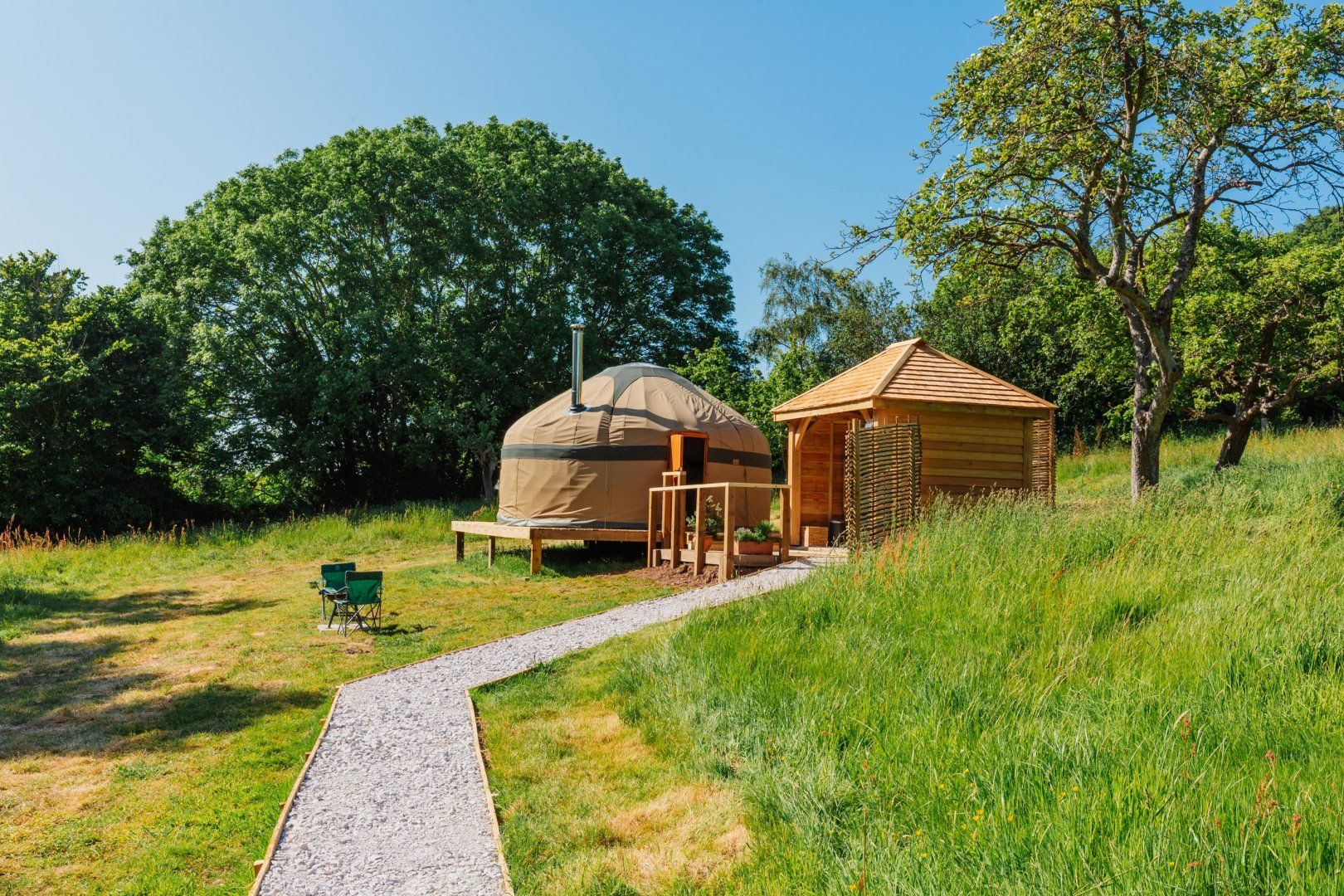 Orchard Yurt, Allerford photo 1