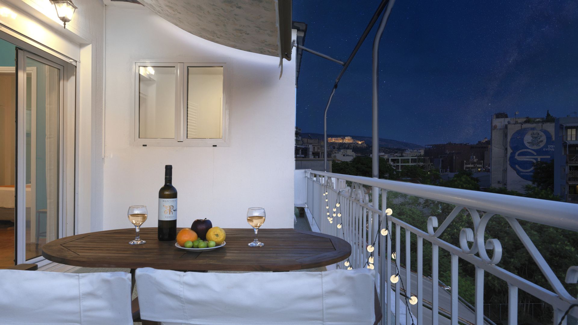 Acropolis view top floor apartment photo 1
